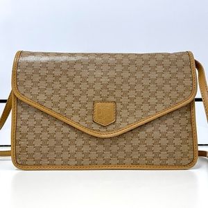 Celine Vintage Macadam messenger bag